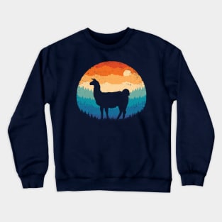 Retro Alpaca Crewneck Sweatshirt